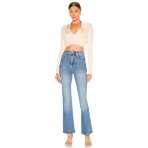 NWT Lovers + Friends Greyson Ultra High Rise‎ Slim Bootcut Jeans